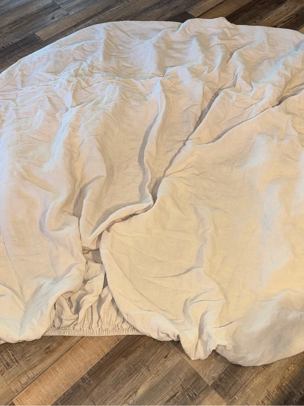 SIJO Luxe Weave Oatmeal 100% French Flax Linen Full/Queen Sheet Set